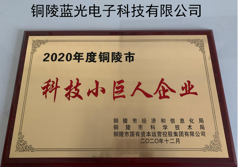 銅陵市科技小巨人企業